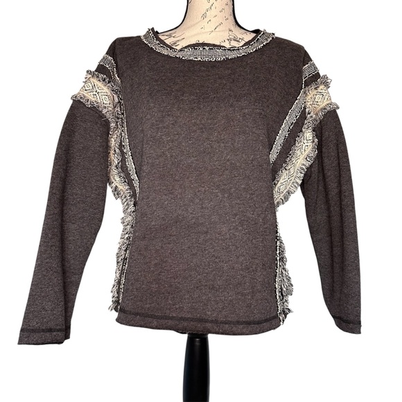 BNCI | Womens Navajo Gray Pullover Sweater - Poncho Inspo | Size Small - Picture 3 of 15